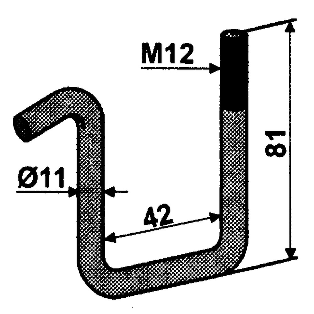 Holder for single tine