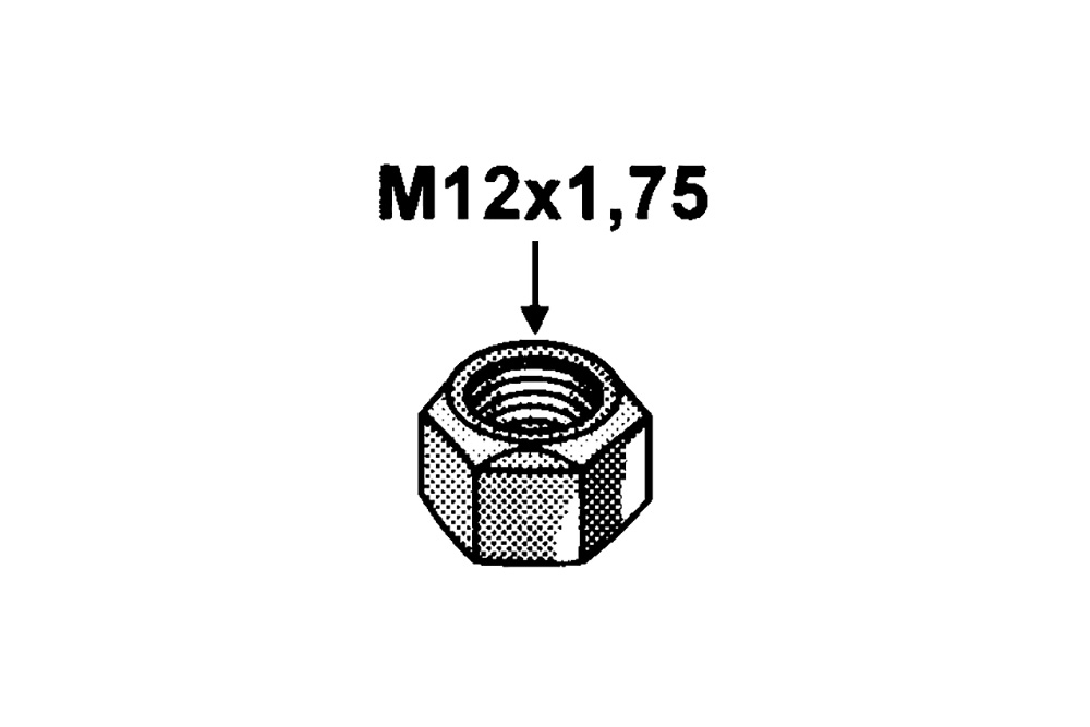 Mutter M12x1,75 8.8