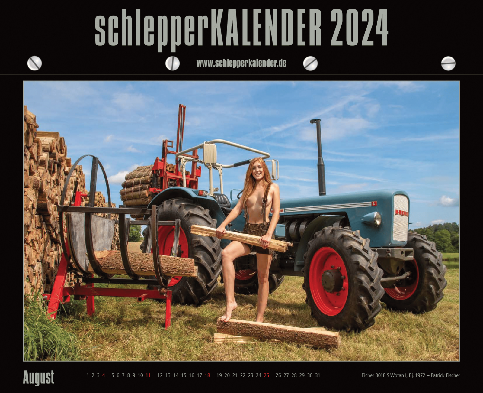 Traktor SchlepperKALENDER 2024, Traktoren